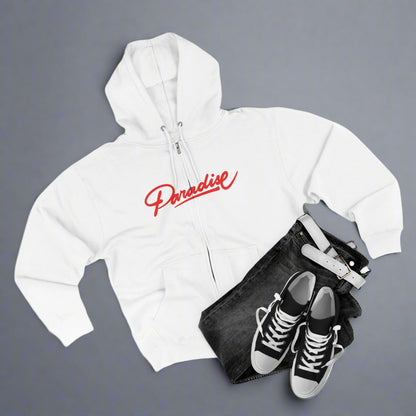 "PARADISE / ZIPPER HOODIE"