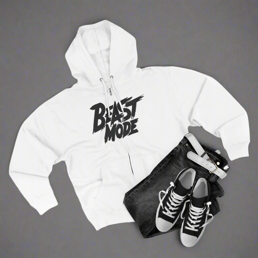"BEAST MODE / ZIPPER HOODIE"