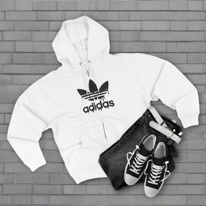 "ADIDAS / ZIPPER HOODIE"
