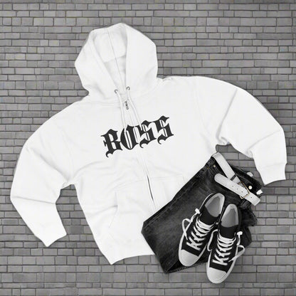 "BOSS / ZIPPER HOODIE"