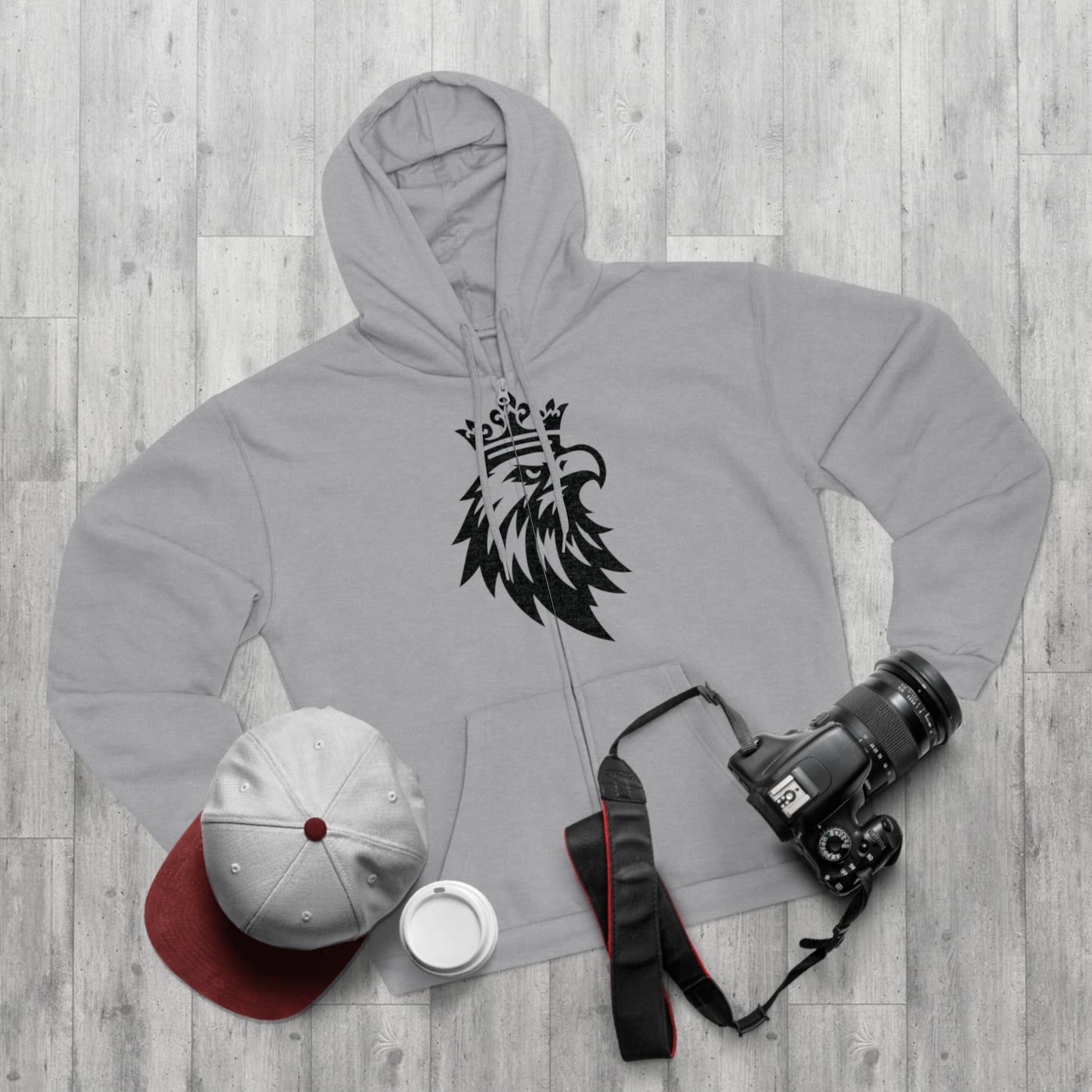 "ROYAL FALCON / ZIPPER HOODIE"