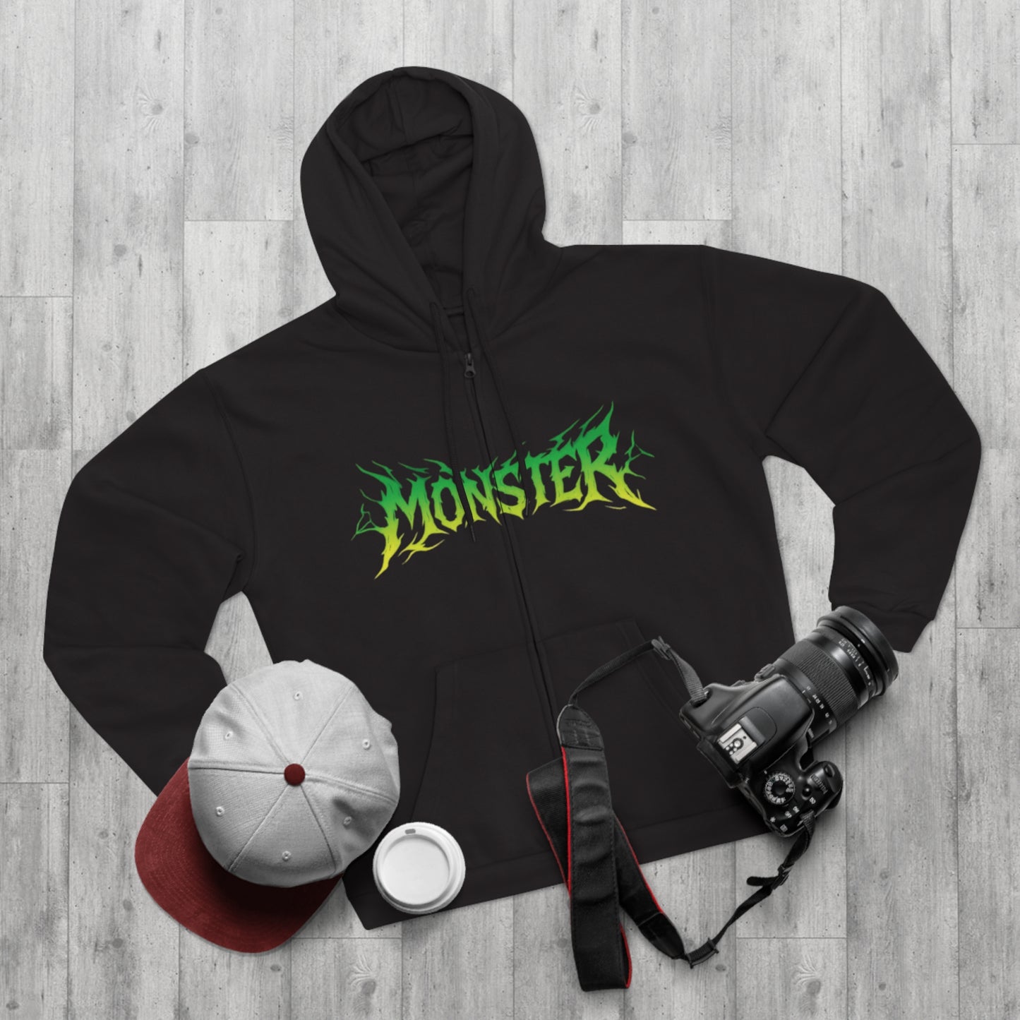 "MONSTER / ZIPPER HOODIE"