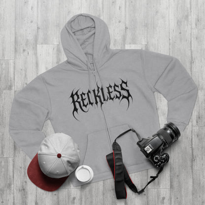 "RECKLESS / ZIPPER HOODIE"