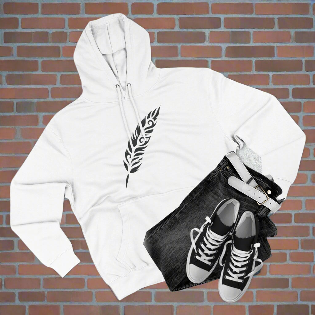 "TRIBAL FEATHER / UNISEX HOODIE"