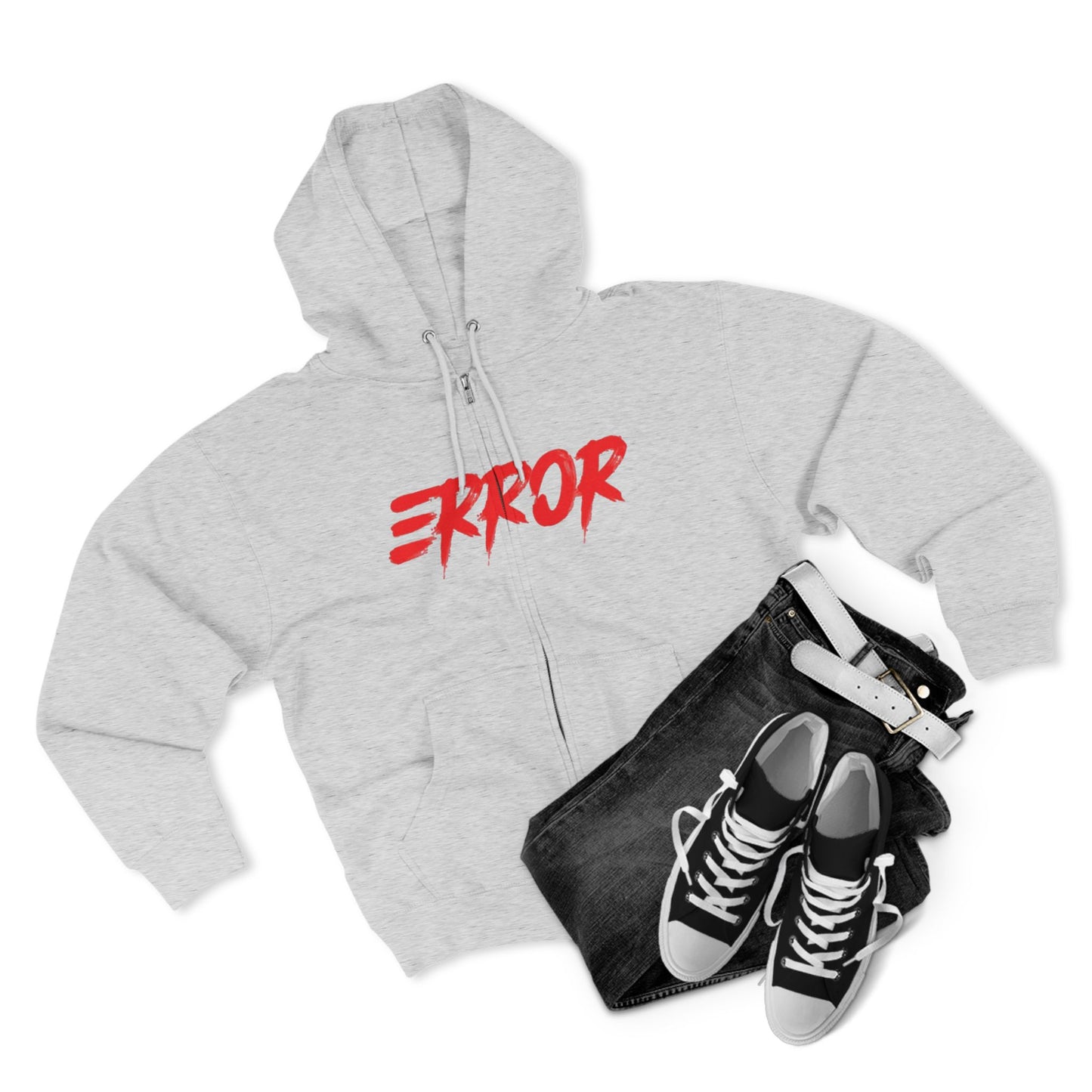 "ERROR / ZIPPER HOODIE"