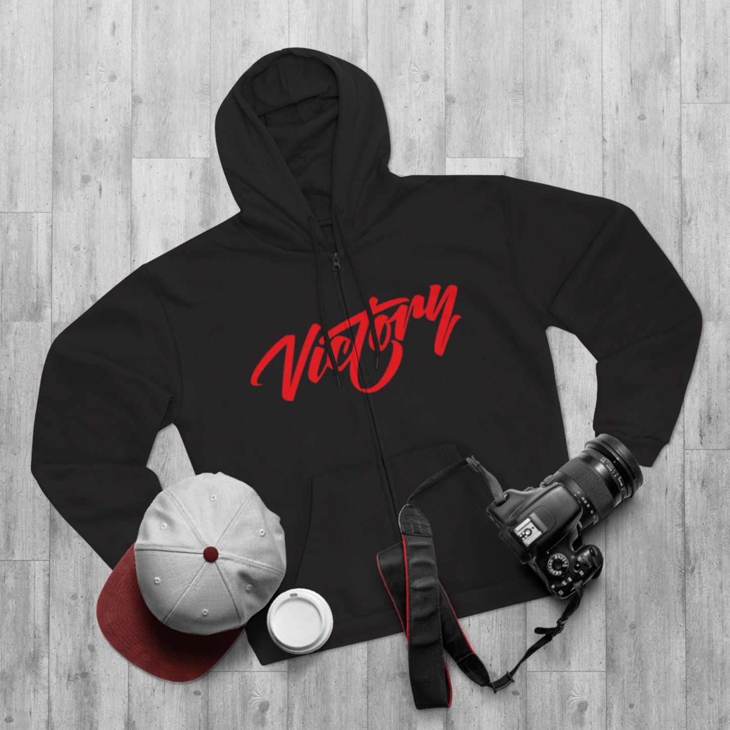 "VICTORY / ZIPPER HOODIE"