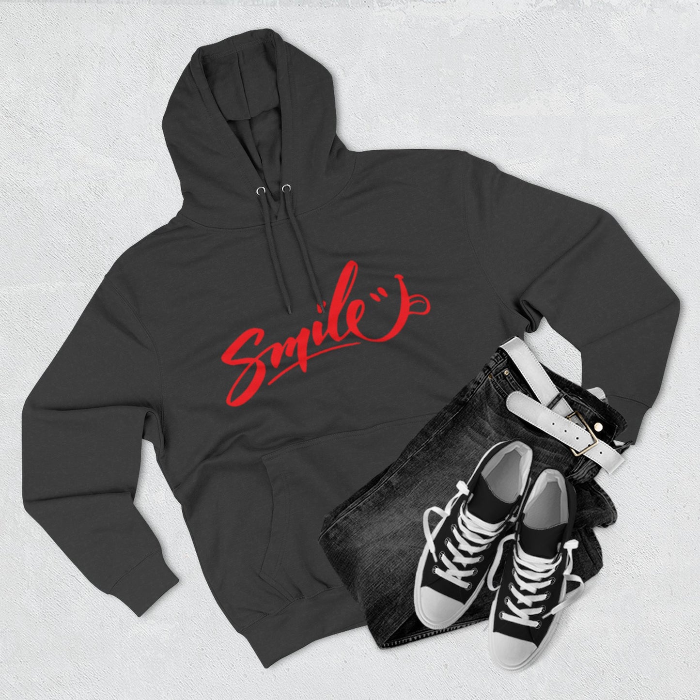 "SMILE / UNISEX HOODIE"