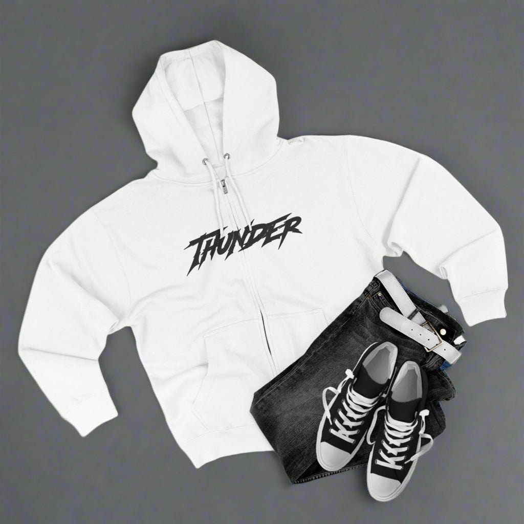 "THUNDER / ZIPPER HOODIE"