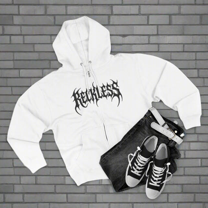 "RECKLESS / ZIPPER HOODIE"