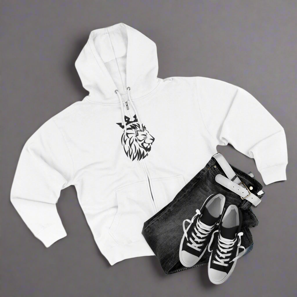 "LION KING / ZIPPER HOODIE"