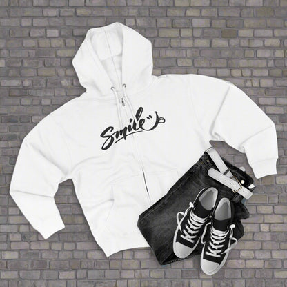 "SMILE / ZIPPER HOODIE"