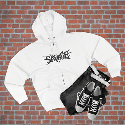 "SAVAGE / ZIPPER HOODIE"