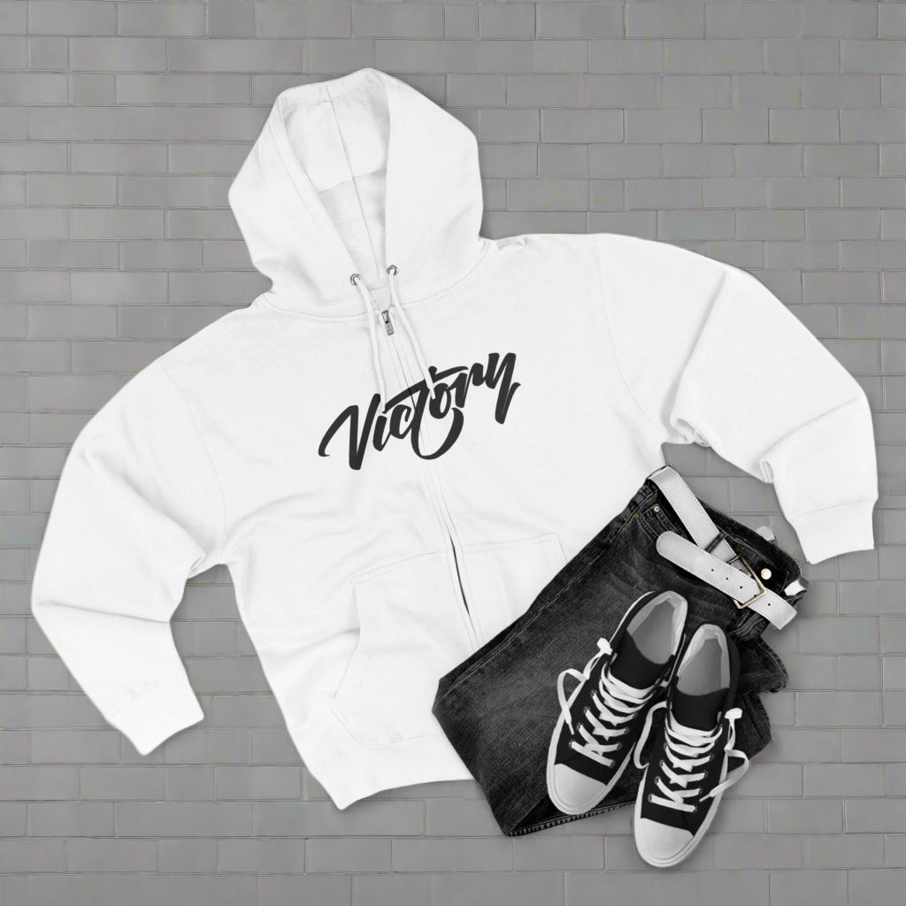 "VICTORY / ZIPPER HOODIE"