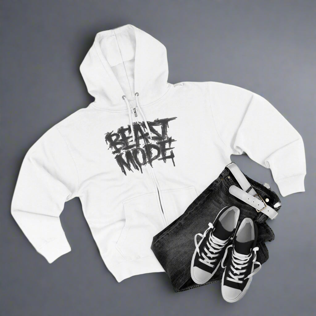 "BEAST MODE / ZIPPER HOODIE"