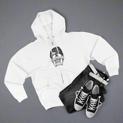 "GANGSTA SKULL / ZIPPER HOODIE"