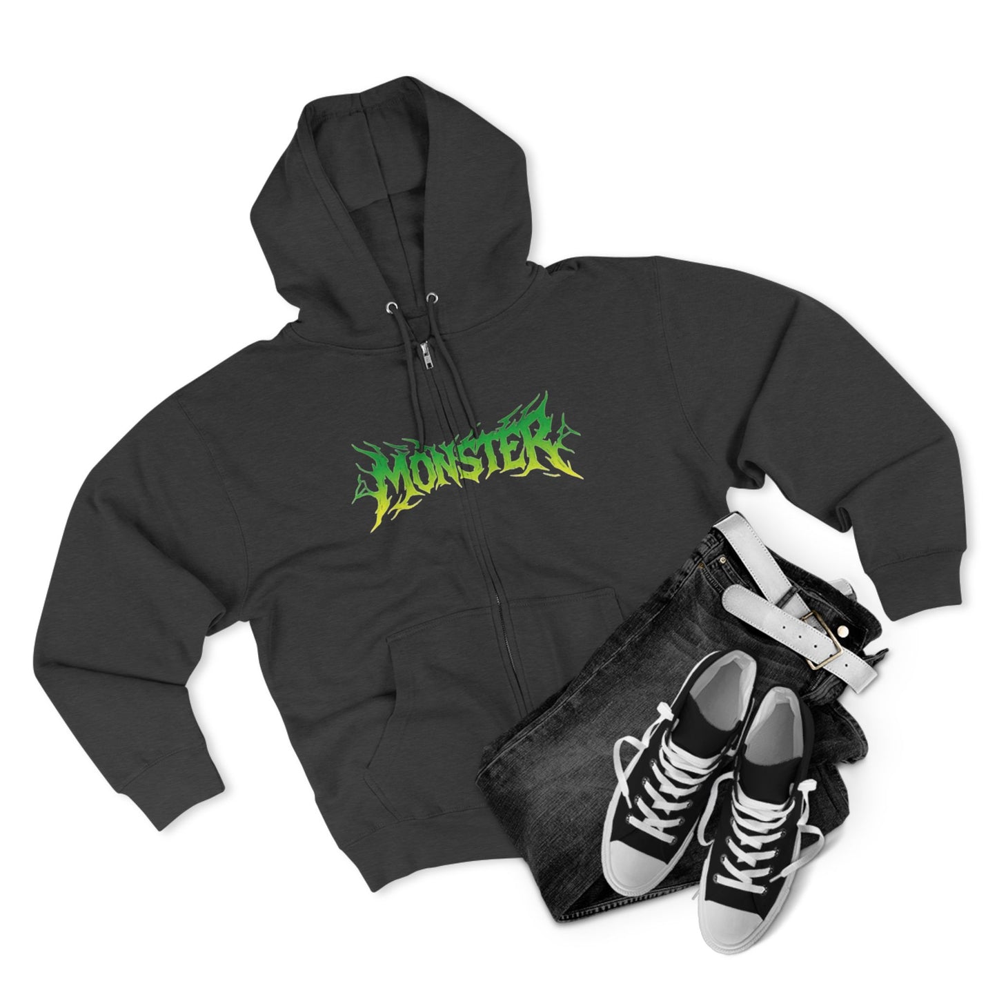 "MONSTER / ZIPPER HOODIE"