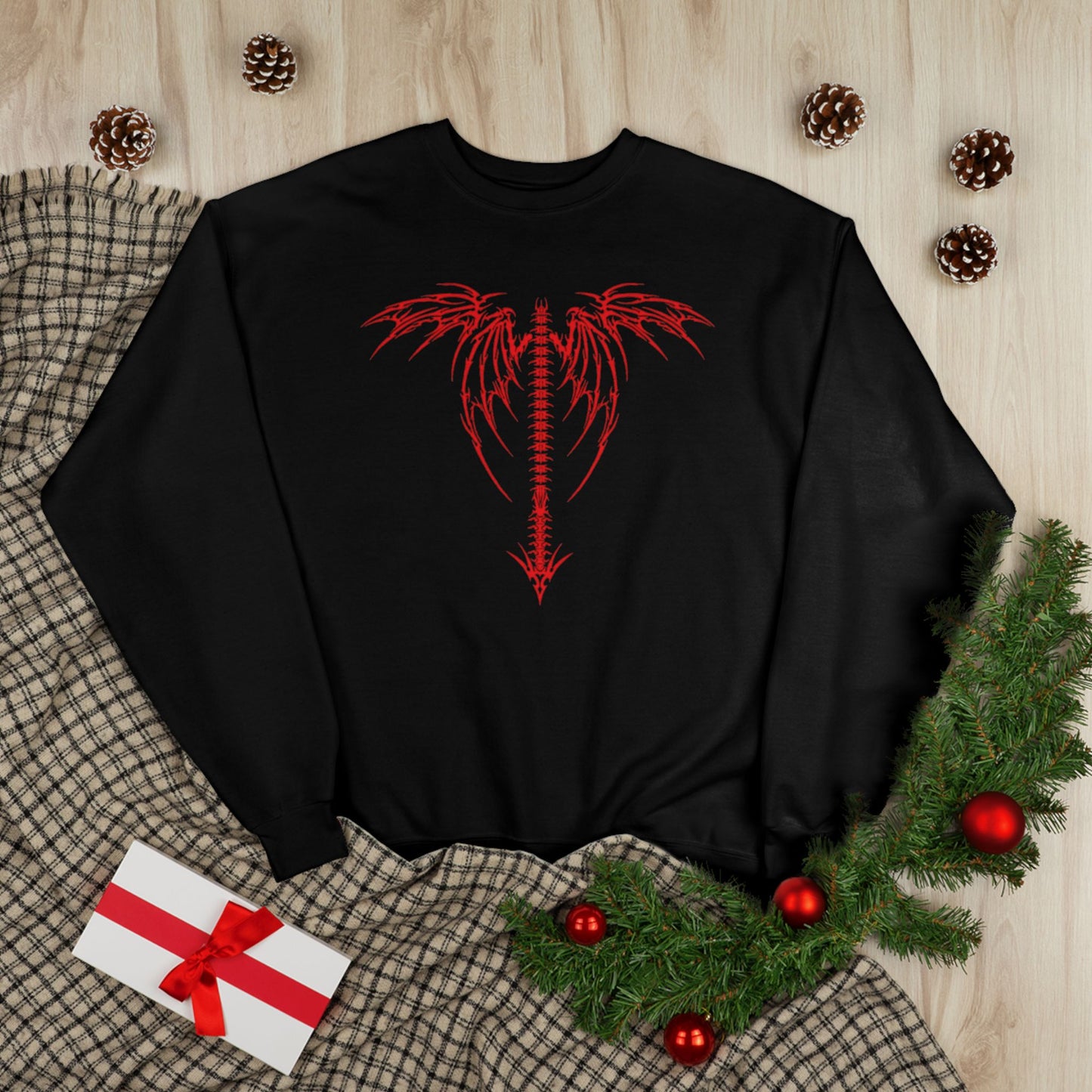 "SKELETON WINGS / UNISEX SWEATSHIRT"