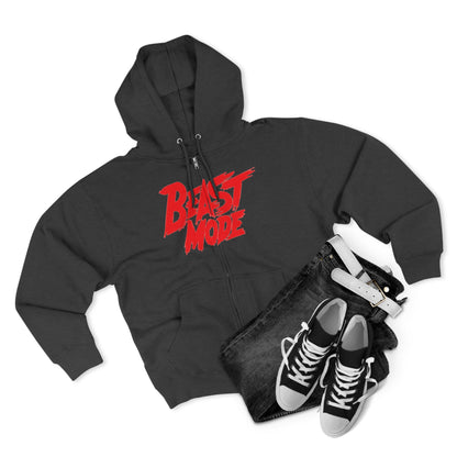 "BEAST MODE / ZIPPER HOODIE"
