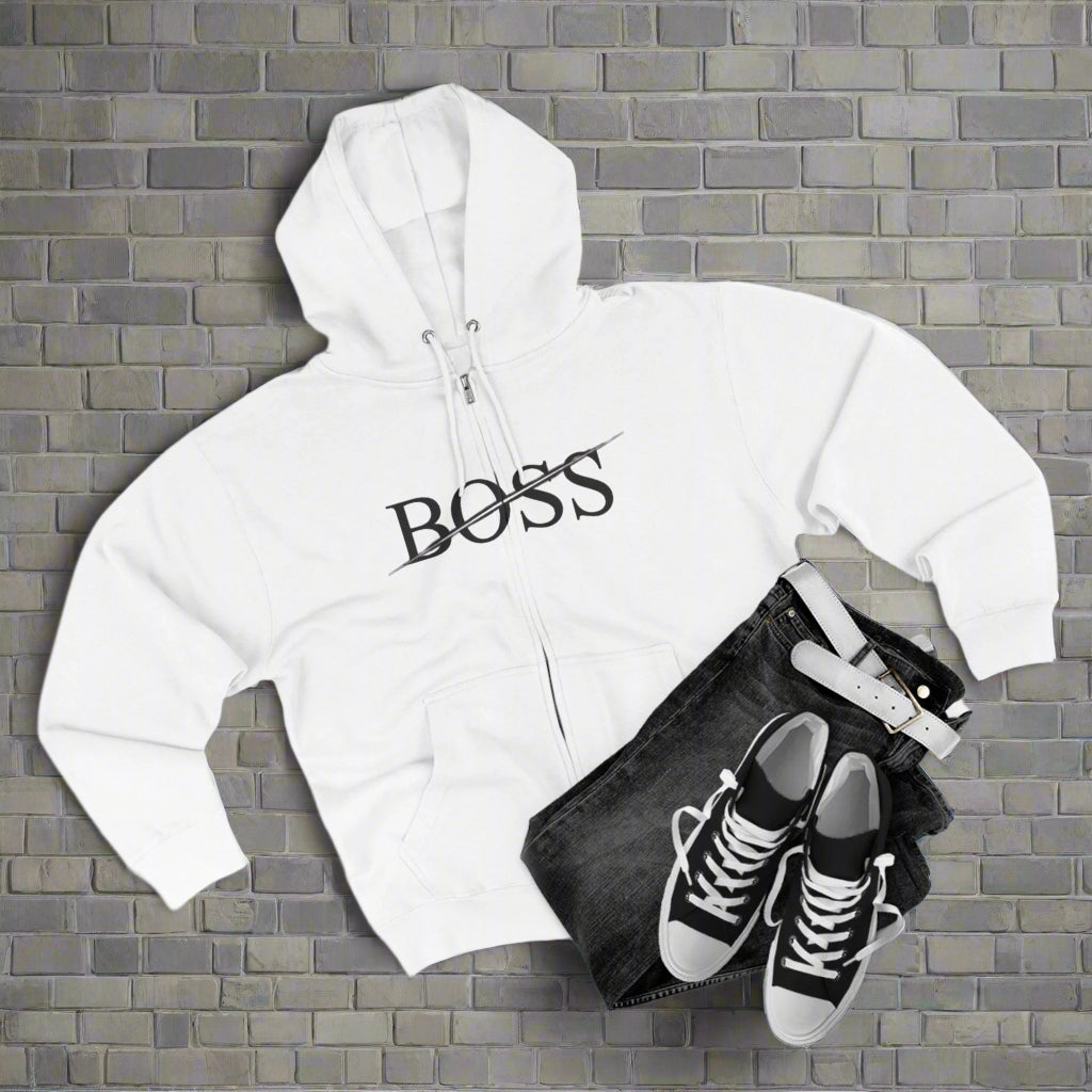 "BOSS / ZIPPER HOODIE"