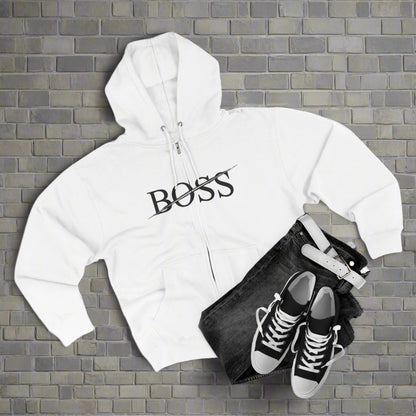 "BOSS / ZIPPER HOODIE"