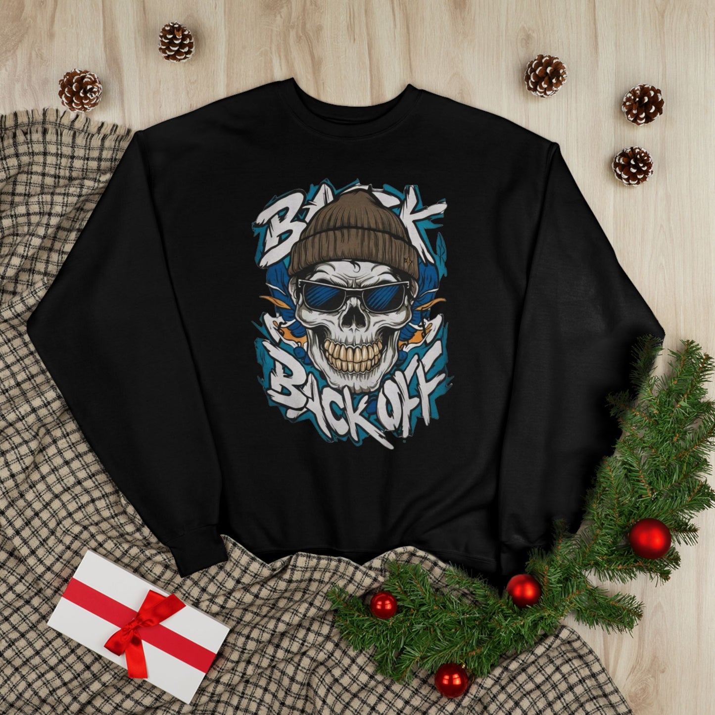 "BACK OFF / UNISEX SWEATSHIRT"