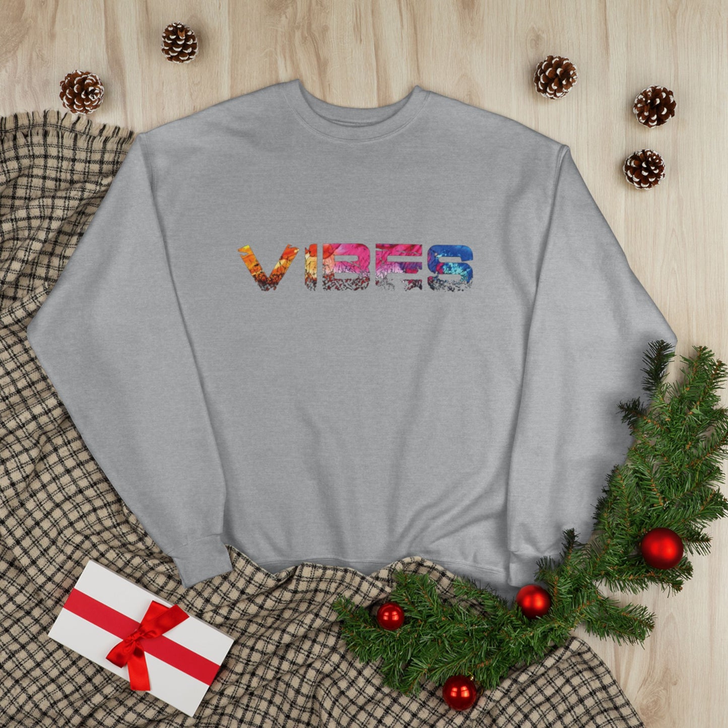 "VIBES / UNISEX SWEATSHIRT"