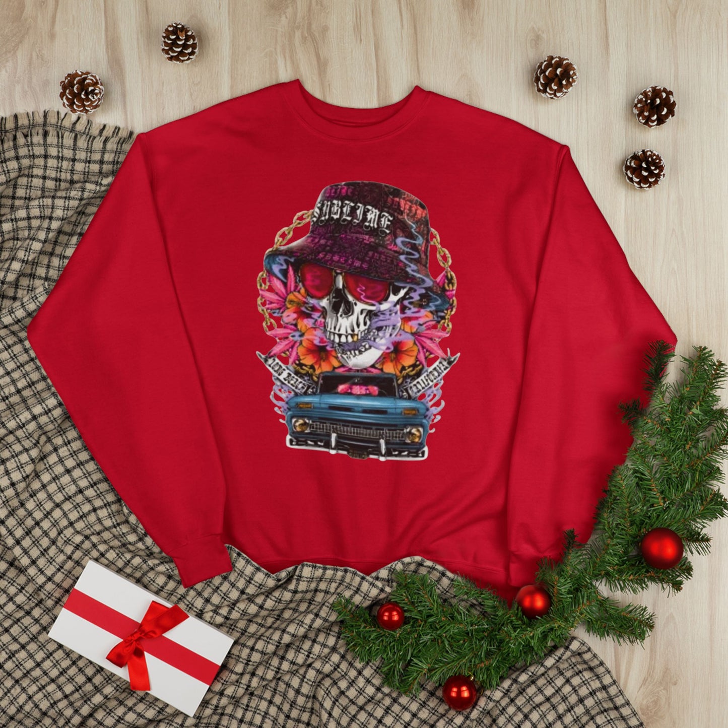 "GANGSTA SKULL / UNISEX SWEATSHIRT"