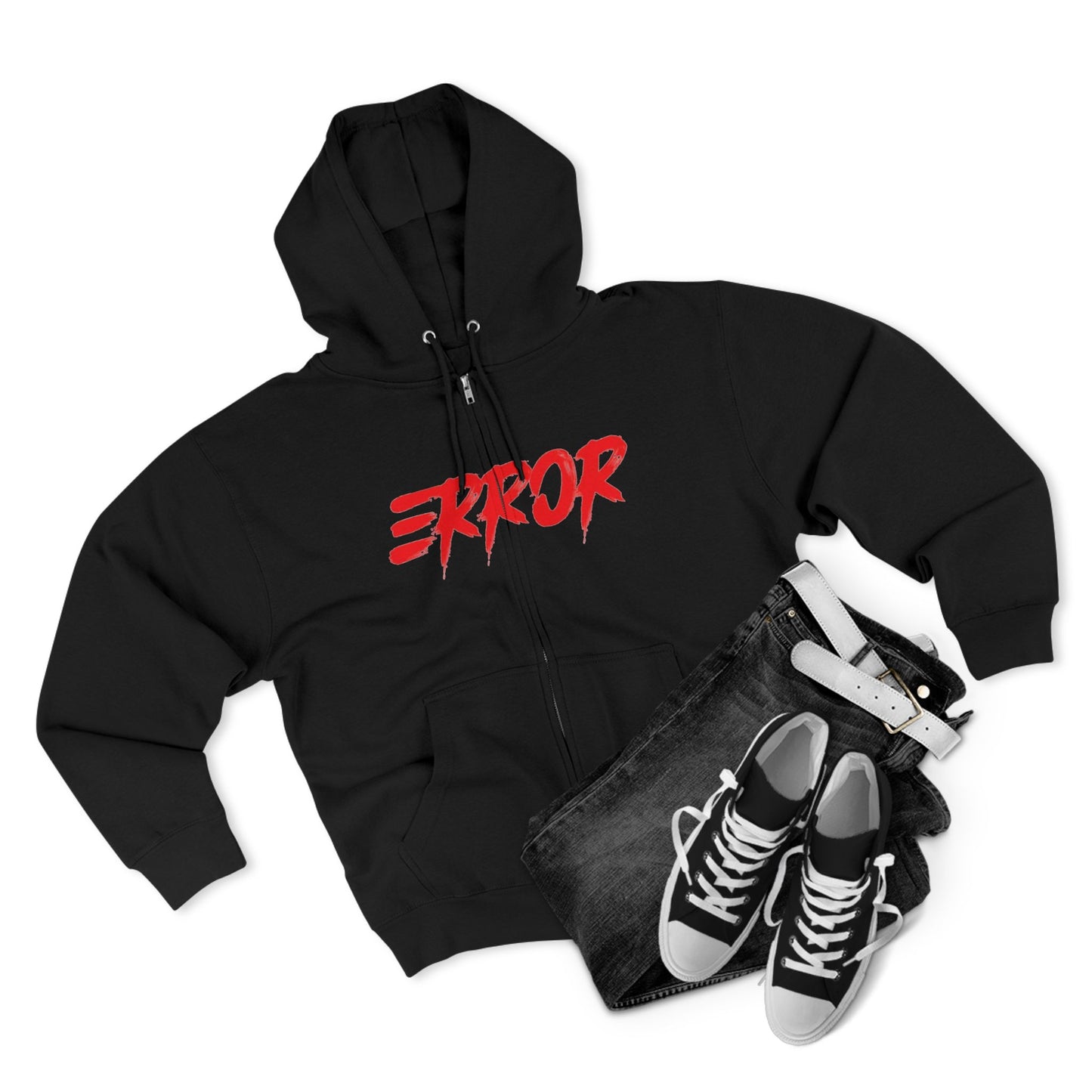"ERROR / ZIPPER HOODIE"