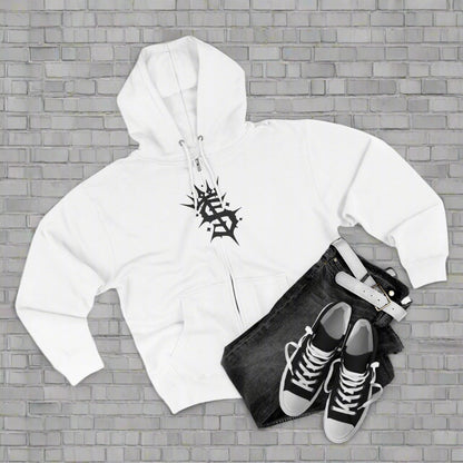 "CROWNED 'S' / ZIPPER HOODIE"