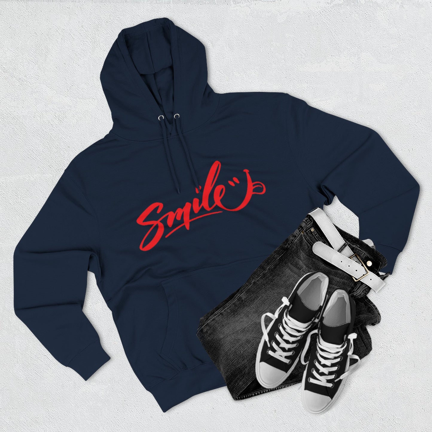"SMILE / UNISEX HOODIE"