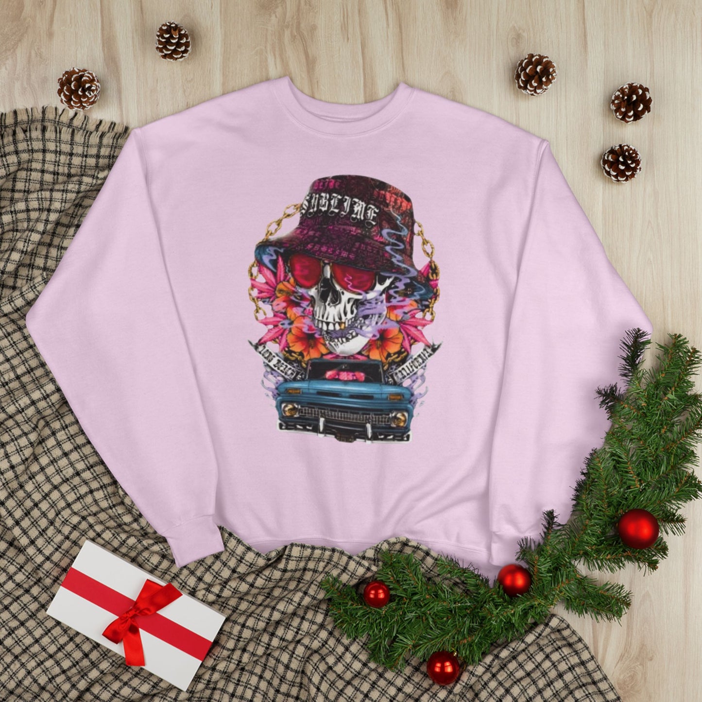 "GANGSTA SKULL / UNISEX SWEATSHIRT"