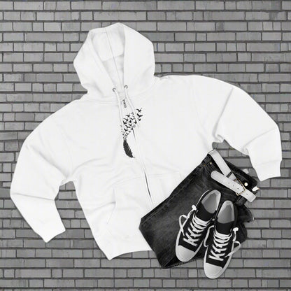 "FLIGHT OF DREAMS / ZIPPER HOODIE"