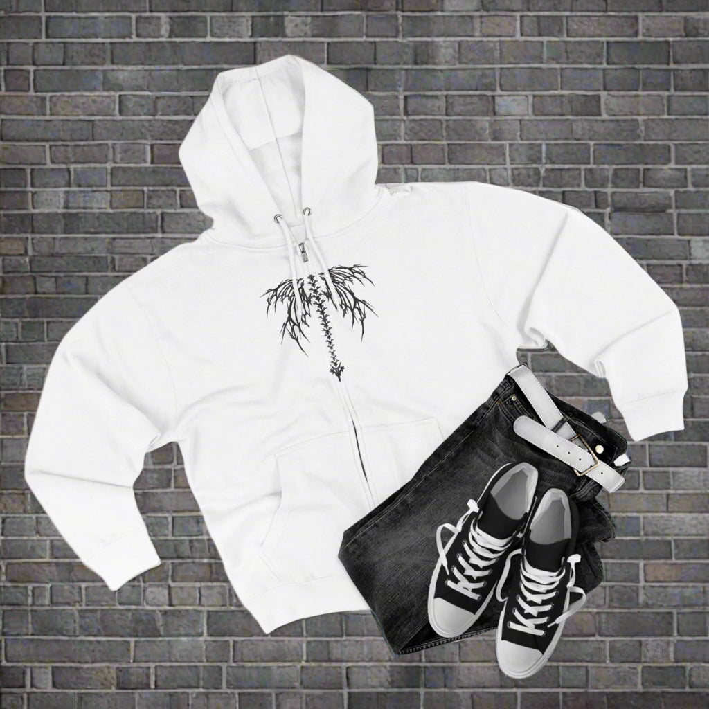 "SHADOW WINGS / ZIPPER HOODIE"