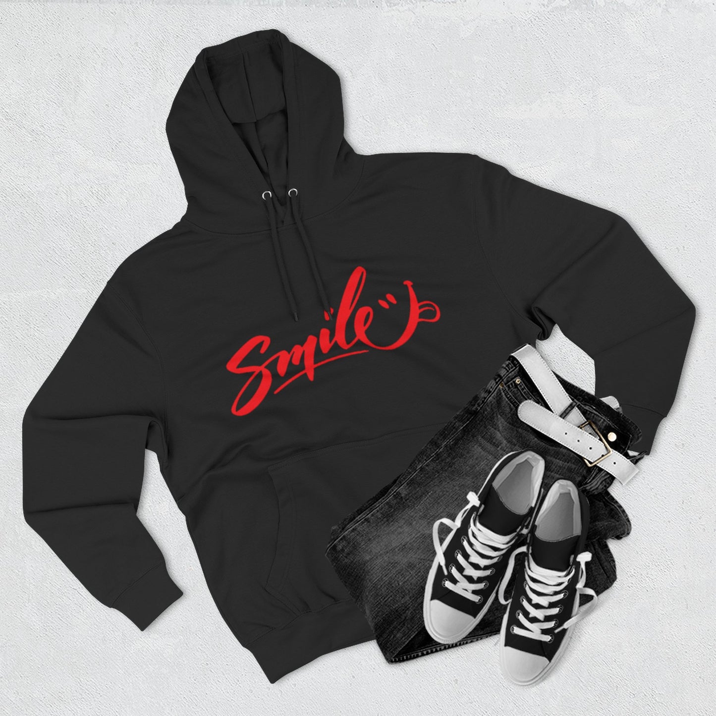 "SMILE / UNISEX HOODIE"