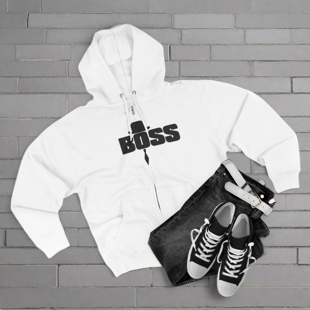 "MAFIA BOSS / ZIPPER HOODIE"