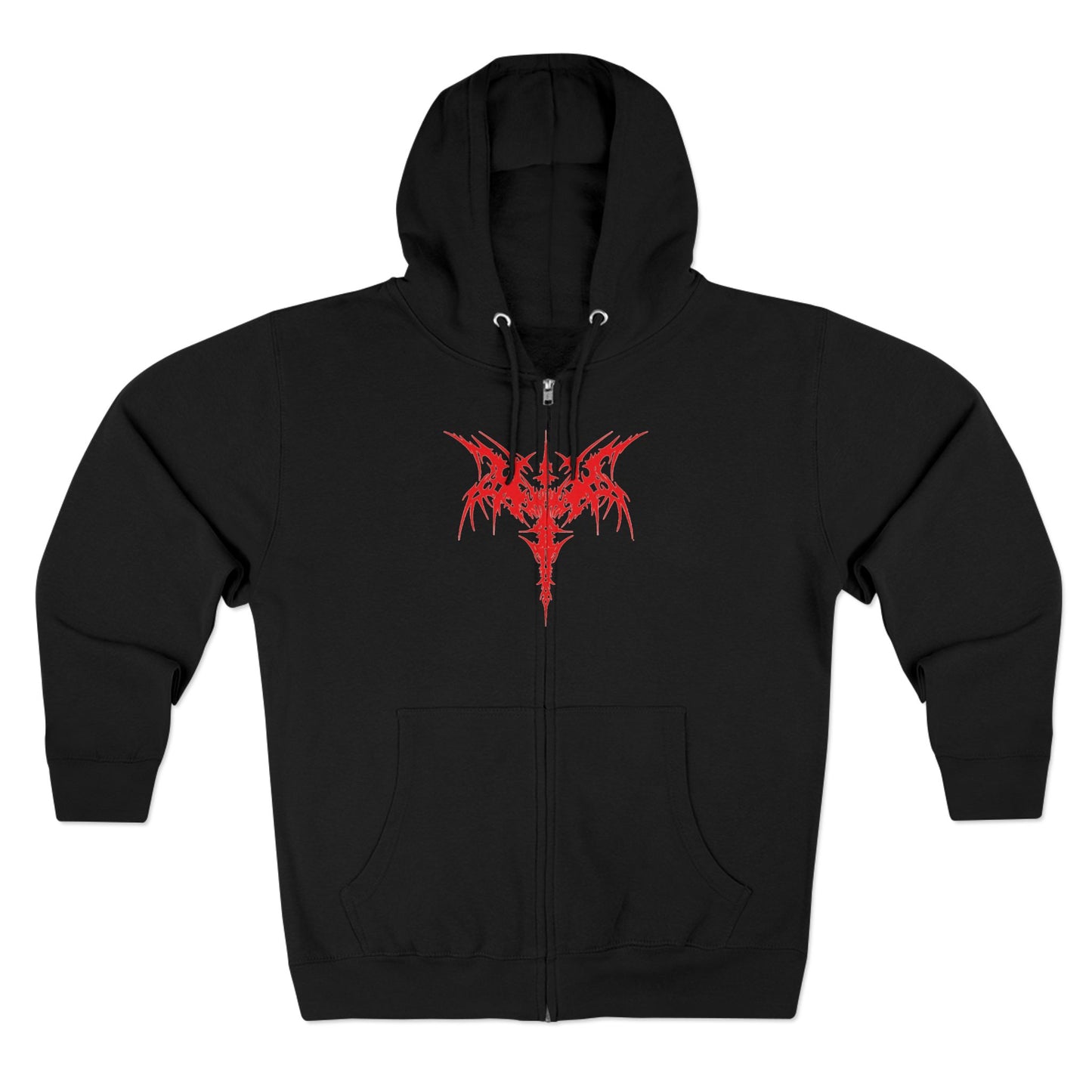 "CRIMSON / ZIPPER HOODIE"