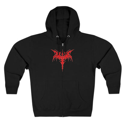 "CRIMSON / ZIPPER HOODIE"