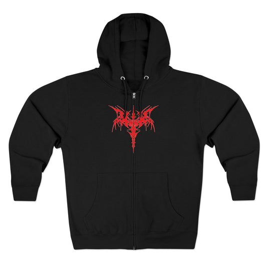 "CRIMSON / ZIPPER HOODIE"
