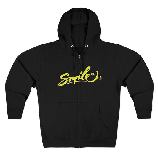 "SMILE / ZIPPER HOODIE"