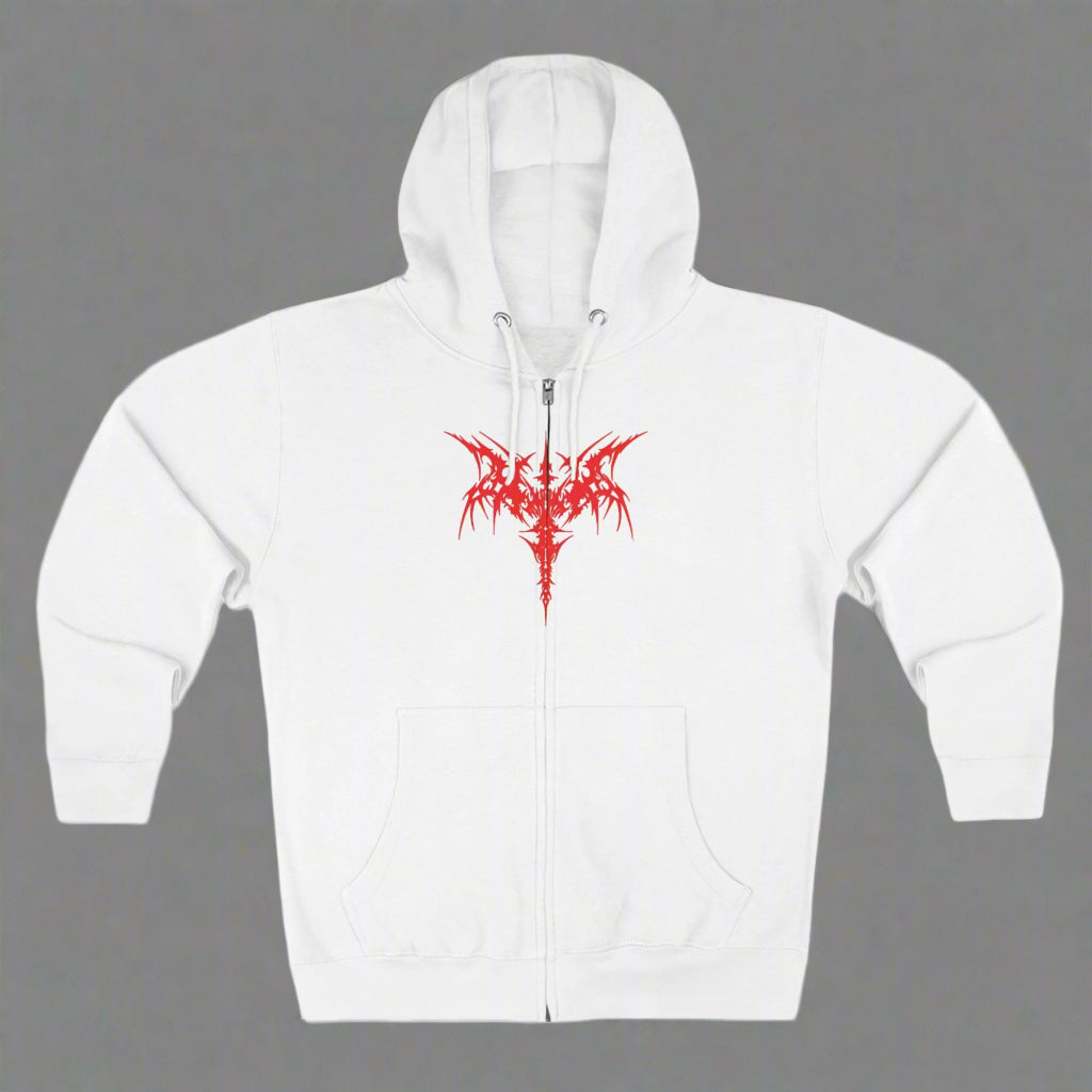 "CRIMSON / ZIPPER HOODIE"