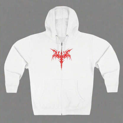"CRIMSON / ZIPPER HOODIE"