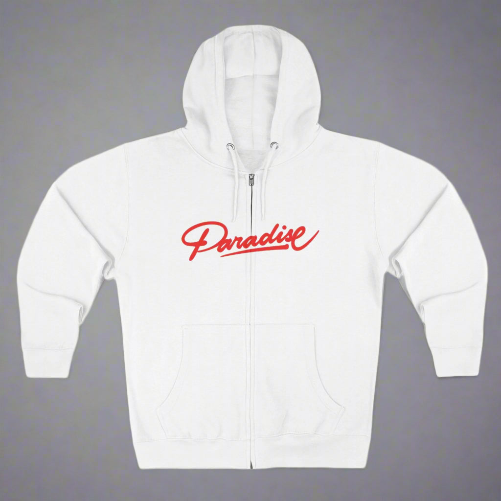 "PARADISE / ZIPPER HOODIE"