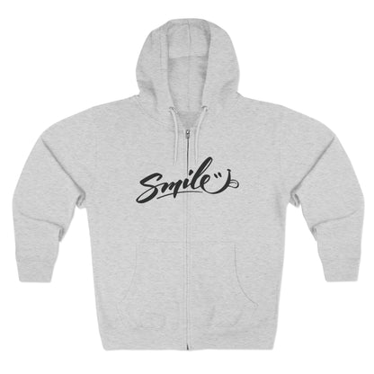 "SMILE / ZIPPER HOODIE"
