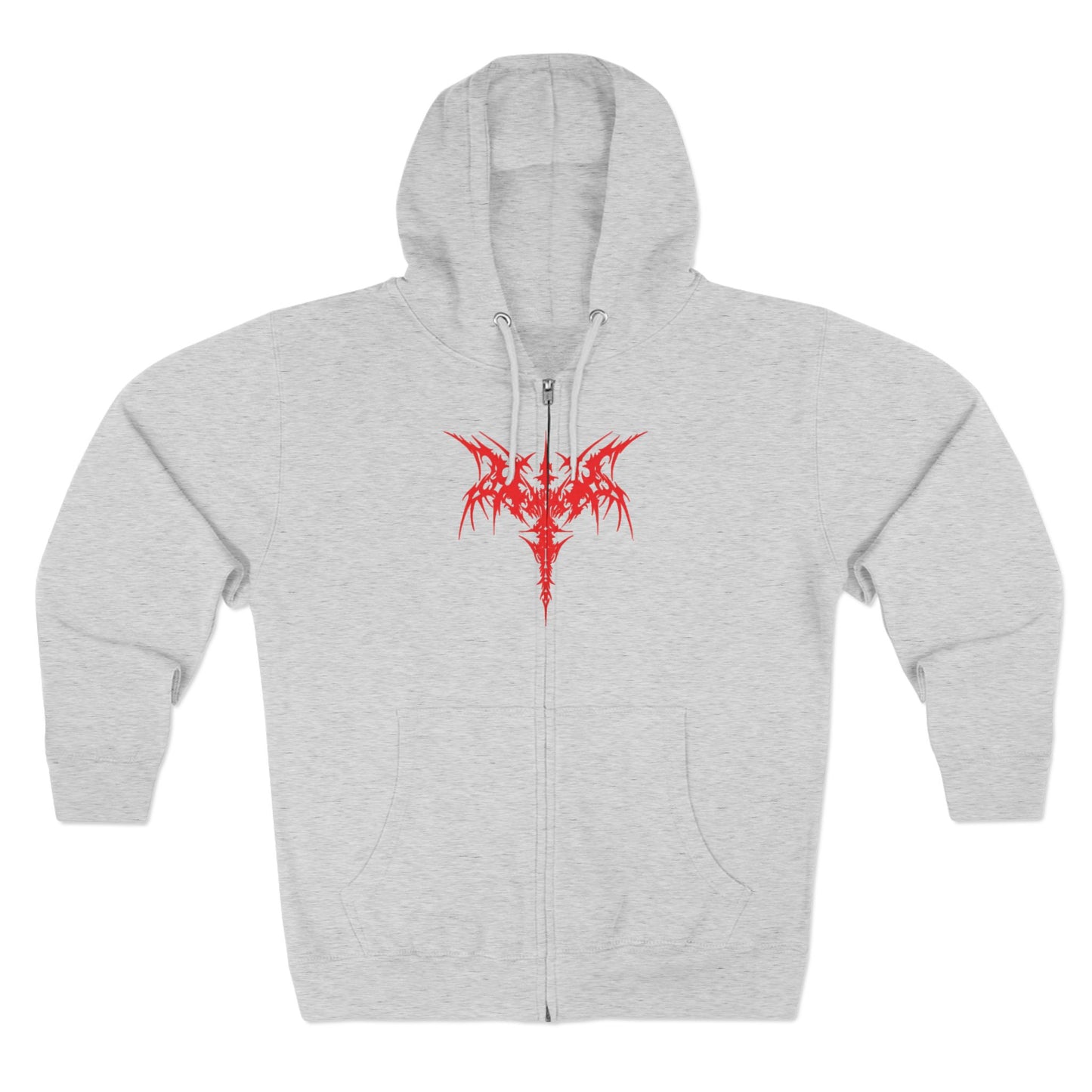 "CRIMSON / ZIPPER HOODIE"