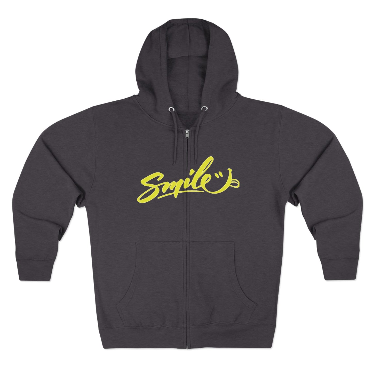 "SMILE / ZIPPER HOODIE"