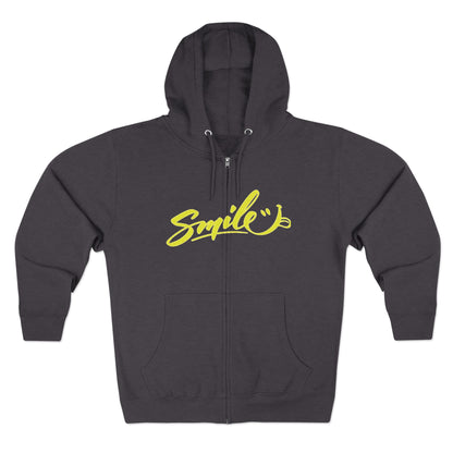 "SMILE / ZIPPER HOODIE"