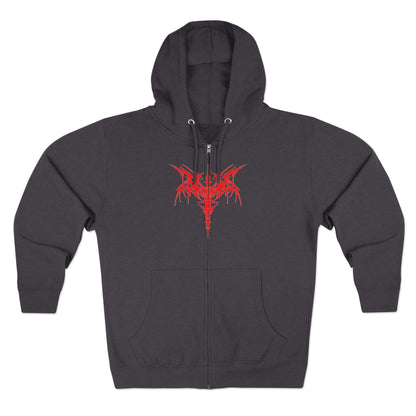 "CRIMSON / ZIPPER HOODIE"
