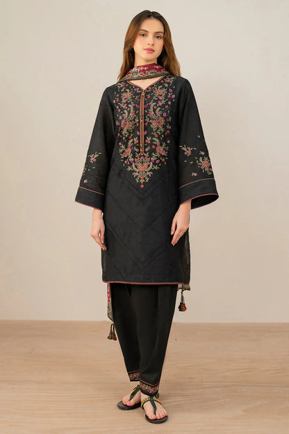 JAZMIN | DHANAK 3 PIECE EMBROIDED UNSTITCHED WINTER SUIT