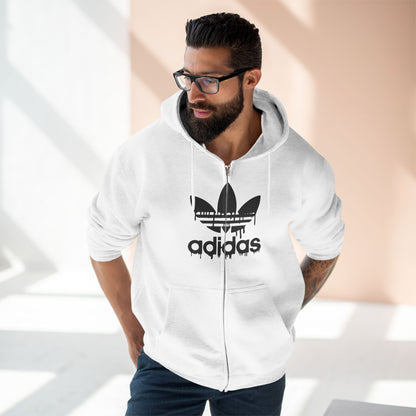 "ADIDAS / ZIPPER HOODIE"