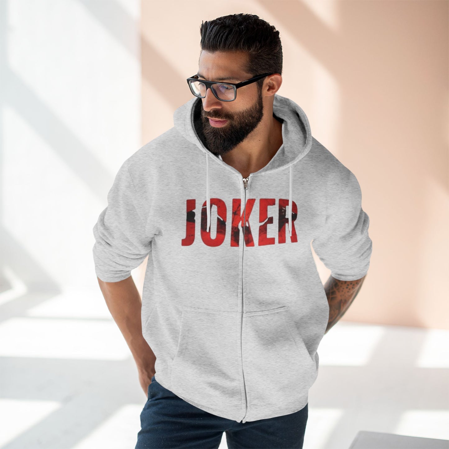 "JOKER / ZIPPER HOODIE"